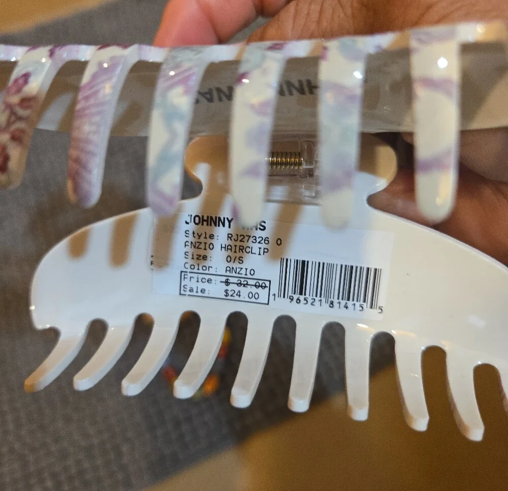 JOHNNY WAS HAIR CLIP & HUMBLE HILO HAIR TIE Or Braclet